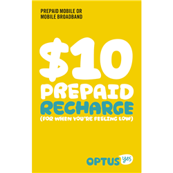 Product Display - Optus Prepaid Services